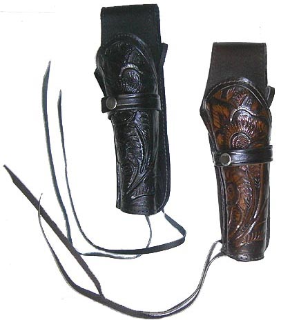 6-8 Inch Tooled Pistol Holster