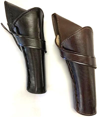 8 Inch Plain Leather Cross Draw Holster