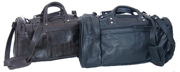 16 inch LEATHER Travel Bag