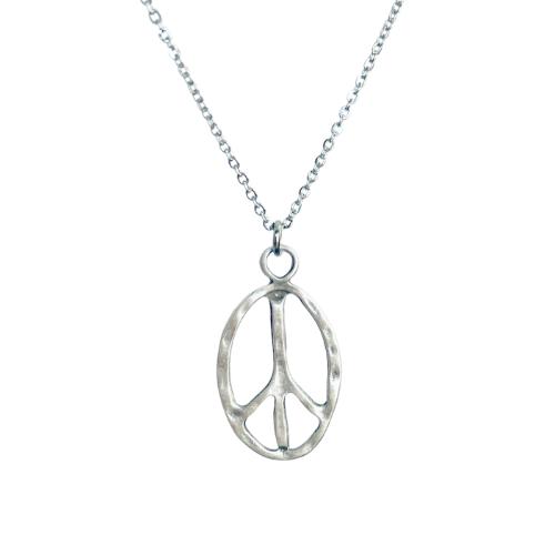 Peace SIGN necklace hippie costume accesories
