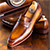 Paul Parkman Men's Loafer Brown Leather SHOES