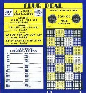700 HOLE CLUB DEAL - $50c PER PLAY