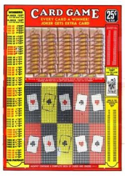 2500 HOLE CARD GAME WITH $35 JOKERS - 25c PER PLAY