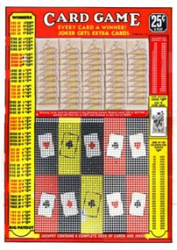 2200 HOLE CARD GAME WITH $5 JOKER - 25c PER PLAY