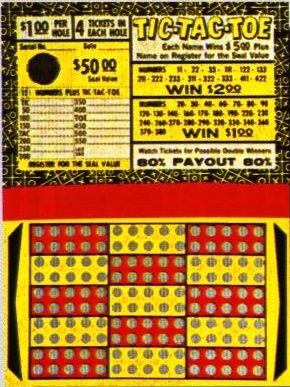 150 HOLE TIC-TAC-TOE - $1.00 PER PLAY