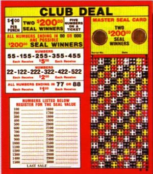 612 HOLE CLUB DEAL WITH TWO $200 SEALS - $1.00 PER PLAY