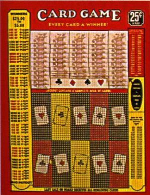 2600 HOLE CARD GAME (NO JOKERS) - 25c PER PLAY