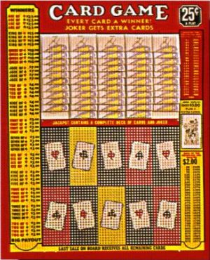 2200 HOLE CARD GAME WITH $5 JOKER - 25c PER PLAY