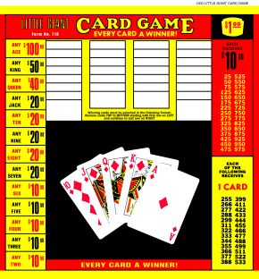 1300 HOLE LITTLE GIANT CARD GAME - $1.00 PER PLAY