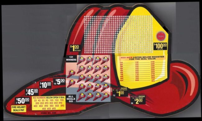 720 HOLE FIRE HELMET - $1.00 PER PLAY - RED WINNERS