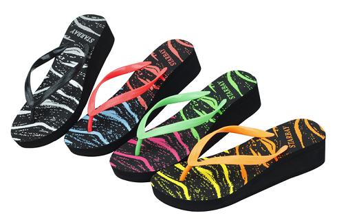LADIES Colorful Wedge Sandals