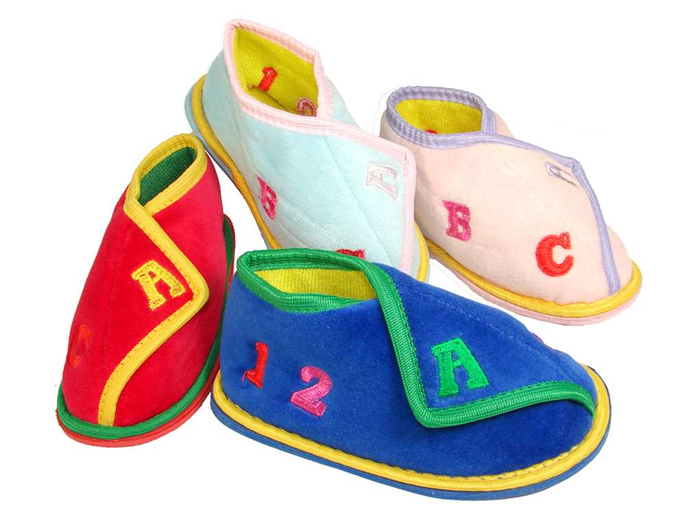 Toddlers Velcro SLIPPERS