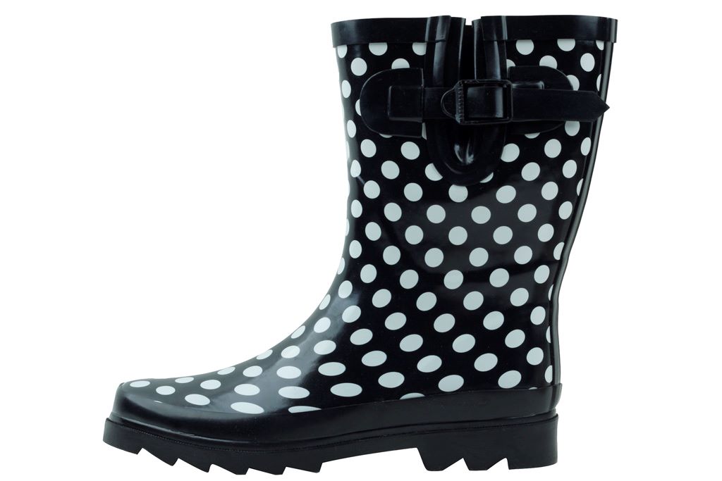 LADIES' Rubber Rain Boots (9 Inches Tall)