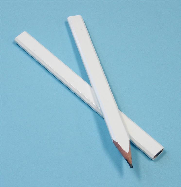 Carpenter PENCILs, White, Sold by the Gross, 15 Gross Per Case