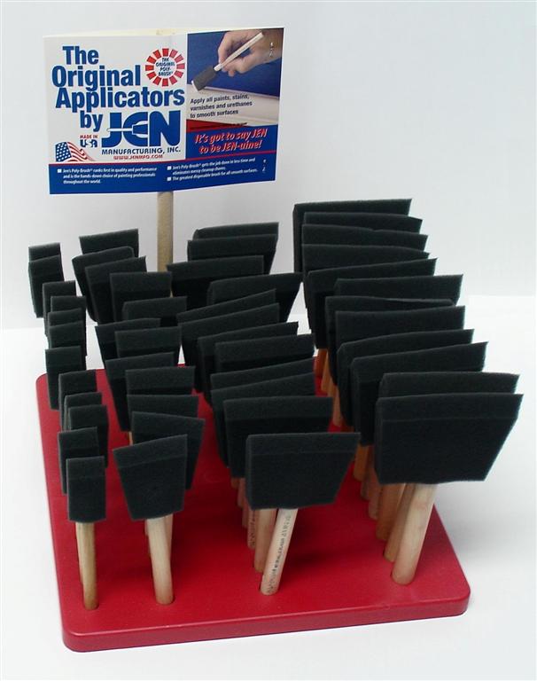 48 PieCe Jen Foam Brush Assortment