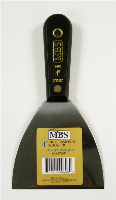 4'' Professional Putty KNIFE-Stiff-pk 12