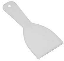 Putty KNIFE-Trowel 3/32'' V Notched Plastic 320