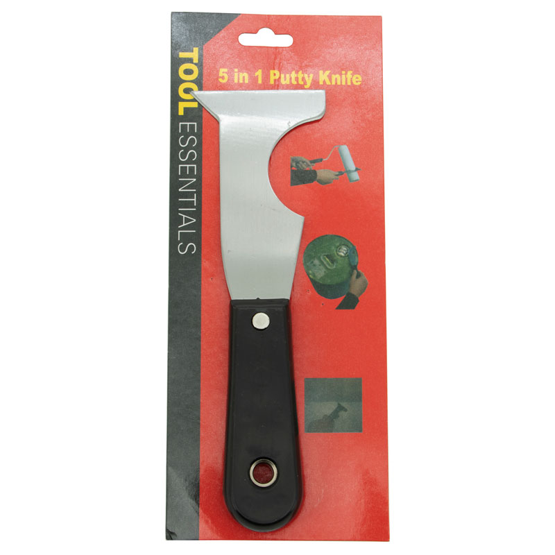 PUTTY KNIFE 5-IN-1 W/PLASTIC HANDLE OT 24\5