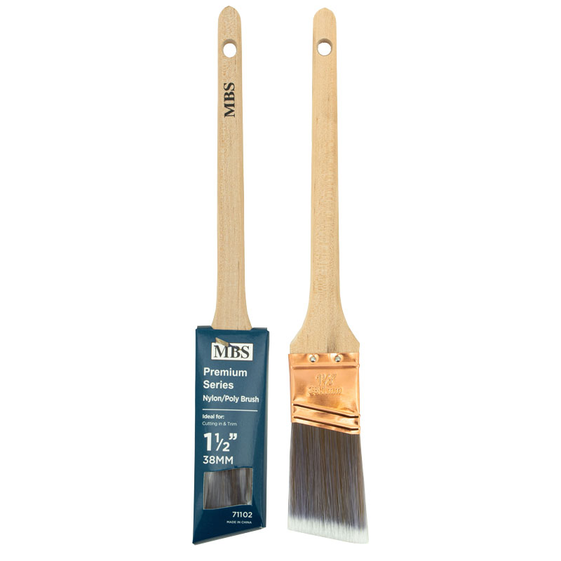 BRUSH 1-1/2'' ANGLE, PRO, COPPER-F, WOOD THIN HANDLE 12-240\