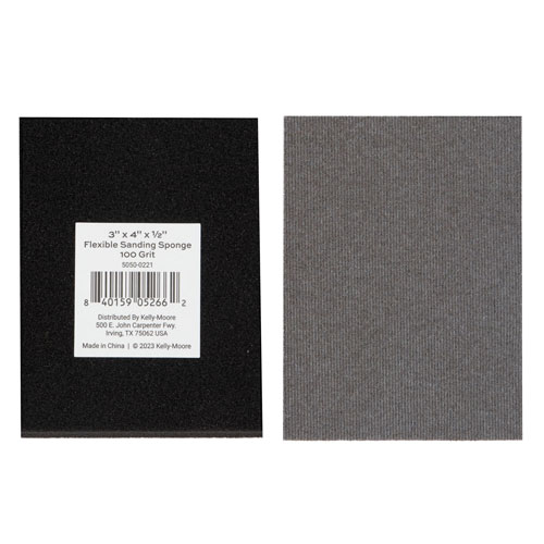 Kelly Moore Flexible Sanding Sponge 100 Grit