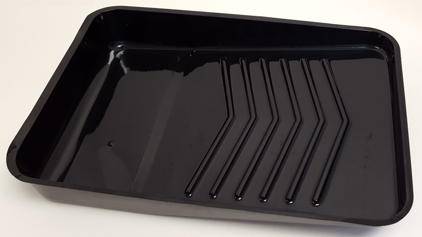 9'' Plastic PAINT Tray Liner, Black, MADE IN THE USA, Case Pack 50