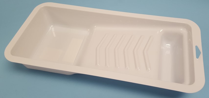 4'' PAINT Tray, White, Made in the USA Case Pack 24