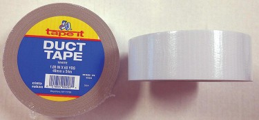 1.89'' X 60 YARD DUCT TAPE, WHITE, *SECONDS* MADE IN THE USA