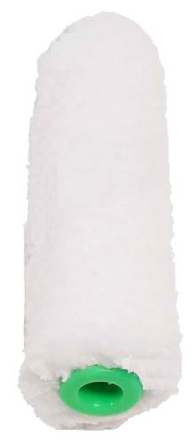 4 Piece 4'' Mini Roller COVERs, 1/4'' Nap, Premium White Woven