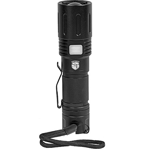 Safety Technology 3000 Lumens LED Self Defense Zoomable Flashligh