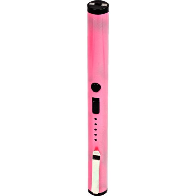 40,000,000 Volts PEN Stun Gun with battery meter PINK