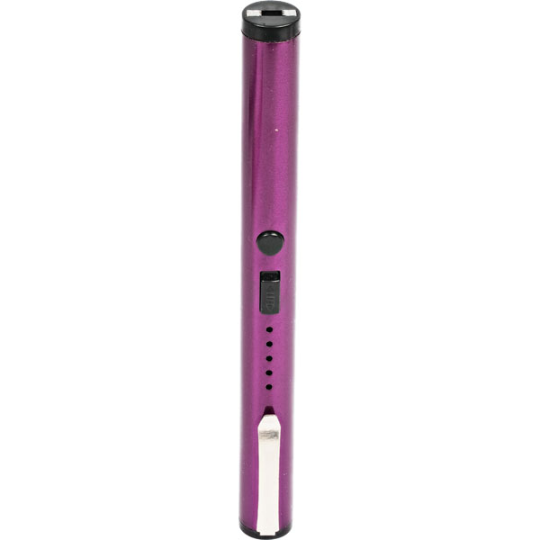 40,000,000 Volts PEN Stun Gun with battery meter PURPLE