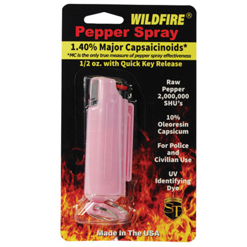 Wildfire 1.4% MC 1/2 oz pepper spray hard case with quick release