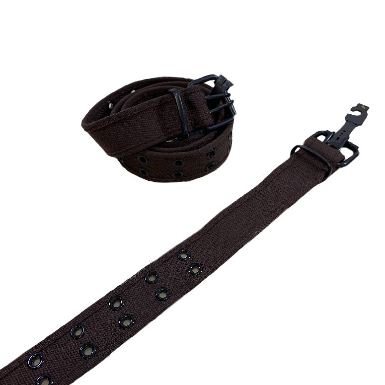 Belt--Canvas Belt with Holes (All Sizes) *COFFEE