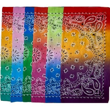 BANDANA-Fade Paisley Assortment