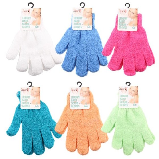 Bath Luxury Scrub Gloves