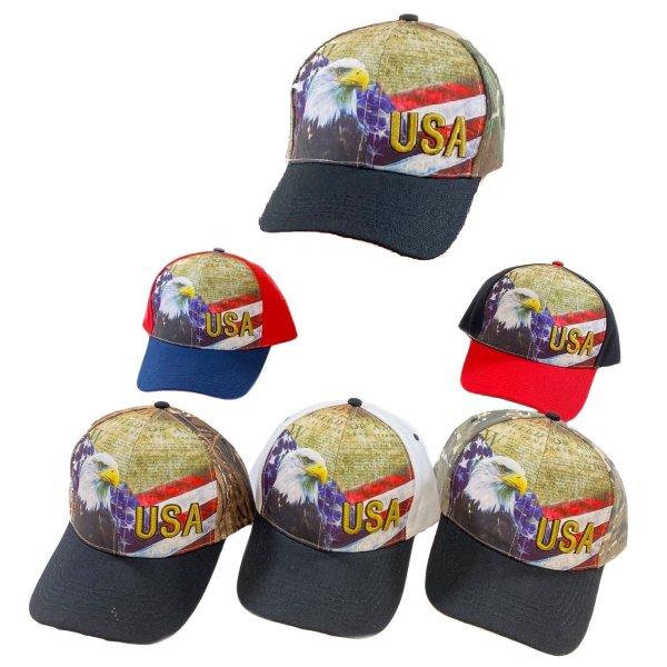 USA HAT [Sublimation Eagle & Flag]