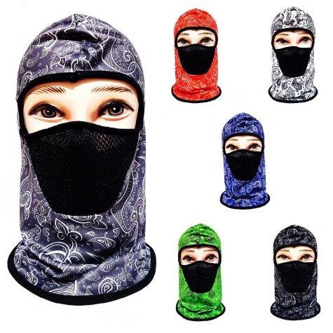 *Ninja Face Mask [Paisley with Mesh]