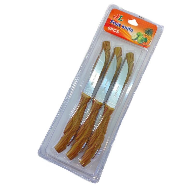 6pc 6'' Stainless Steel KNIFE