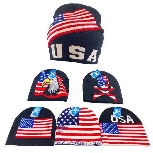 .Knitted Beanie [Americana/FLAG Assortment]