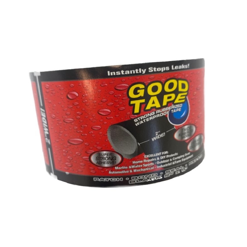 2''x5' Rubberized Black Waterproof TAPE