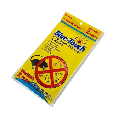 2pc Blue Touch Glue Traps for Mice [Regular Size 8.5''x5.5'']