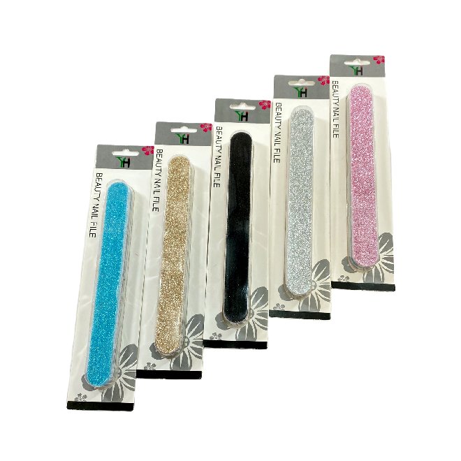 3pk 7'' GLITTER Nail Files