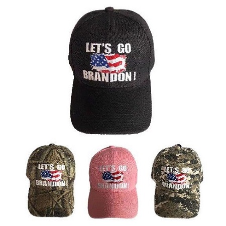 #Let's Go Brandon HAT [Flag Background]