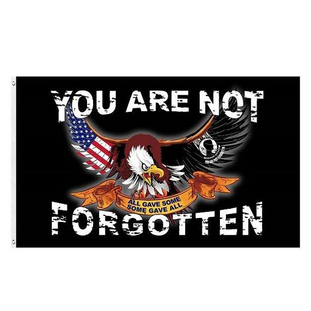 3'x5' YOU ARE NOT FORGOTTEN POW/MIA Flag *EAGLE