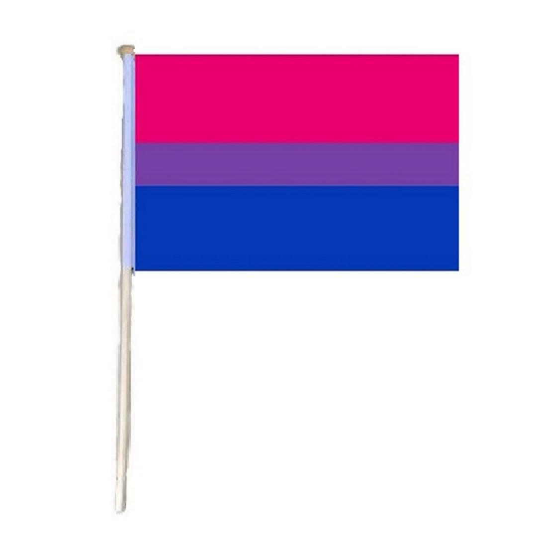 12''x18'' Stick FLAG [Bisexual Pride]