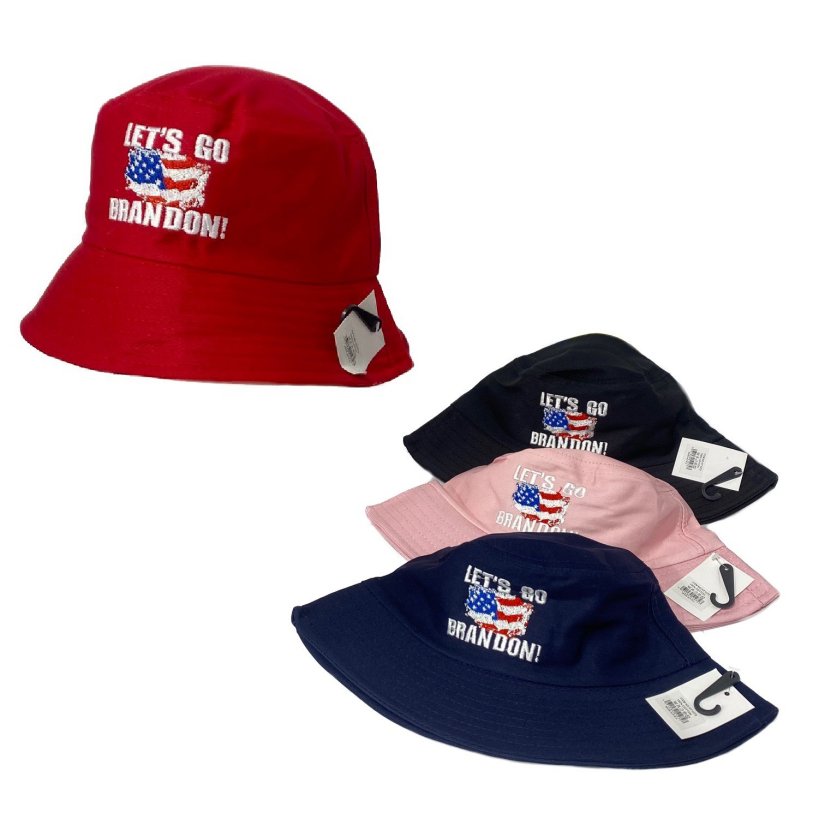 ## Let's Go Brandon Bucket Hat [Solid Color] ***SALE***