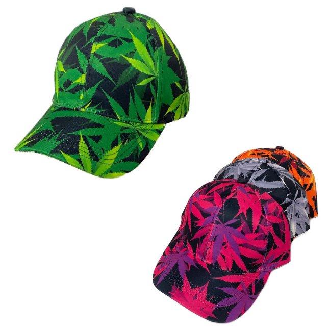 .Silky Psychedelic Marijuana BALL CAP
