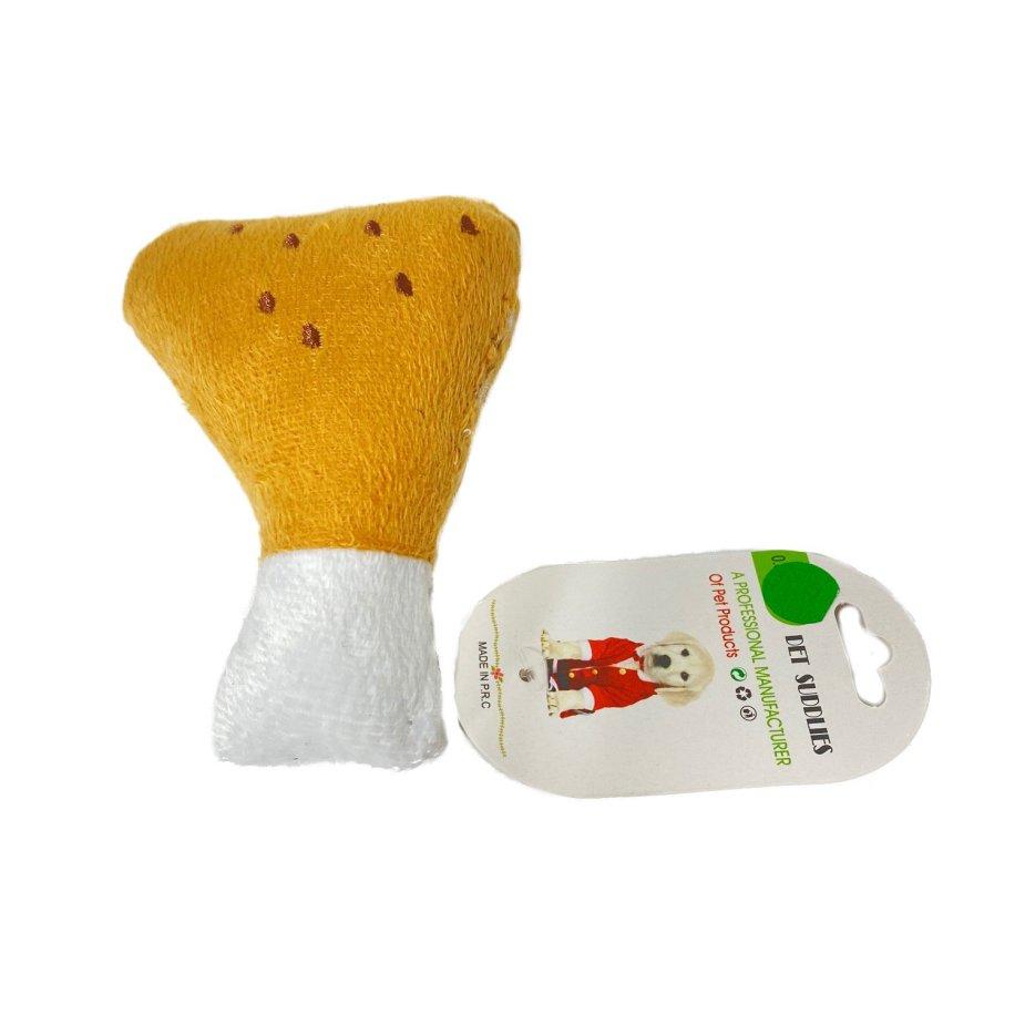 5'' Plush Pet TOY [Chicken Leg]