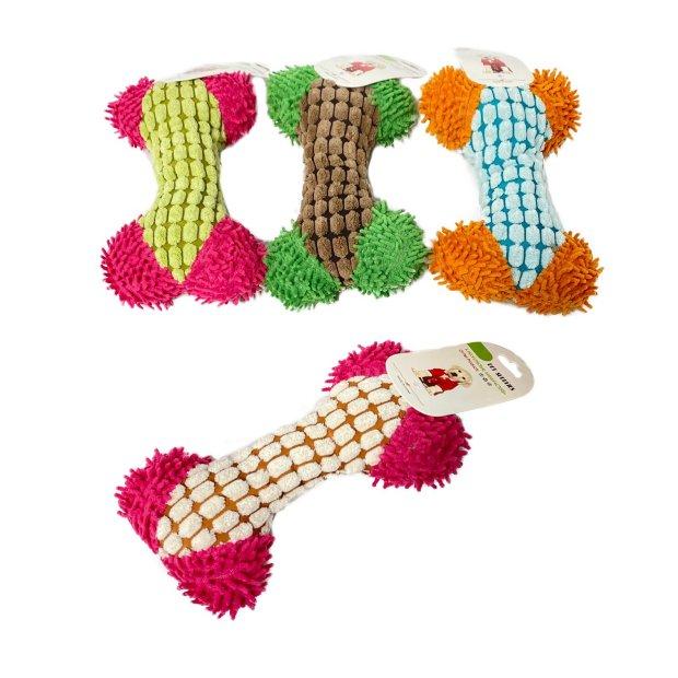 8'' PLUSH Pet TOY [Textured Bone]