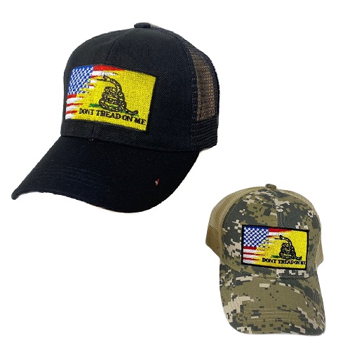 Summer Mesh DON'T TREAD ON ME with American FLAG Ball Cap